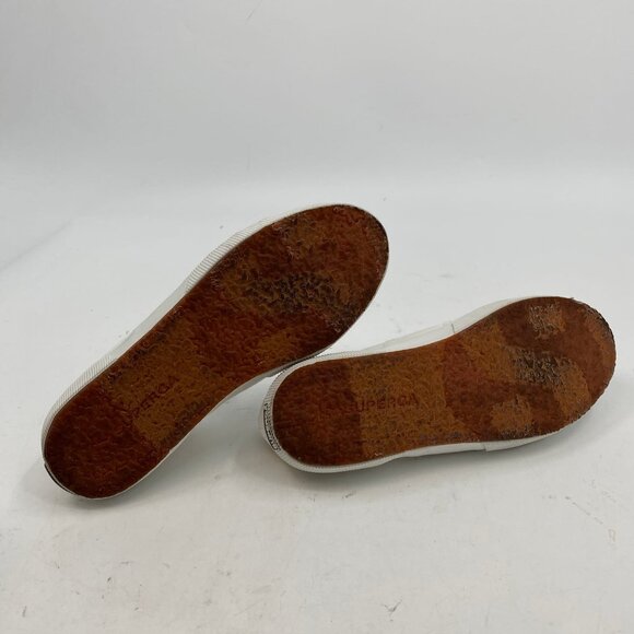 Superga White Lace-Up Athletic Sneakers | Size 8.5 for Every Occasion - Picture 2 of 7